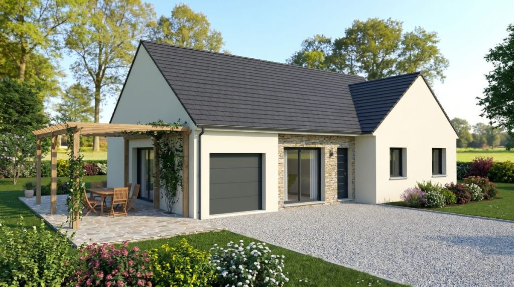 Maison Aube, plain-pied 88 m² 3 chambres près d'Orléans