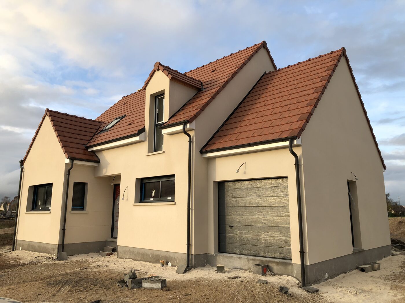 Maison individuelle construite à Sandillon dans le Loiret par Maisons Lemée